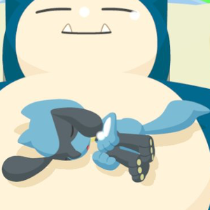 リオルの星4寝顔画像