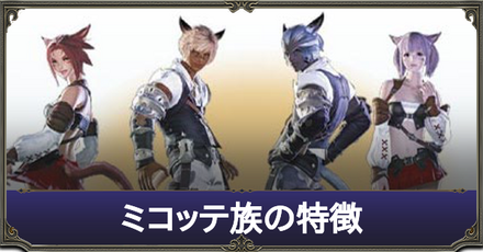 ミコッテ族の特徴