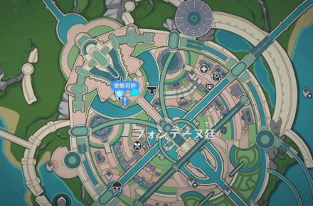 水色の潮痕のマップ