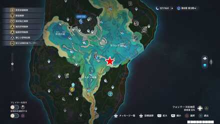 蒼白の遺栄のマップ画像