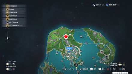 深潮の余韻のマップ画像