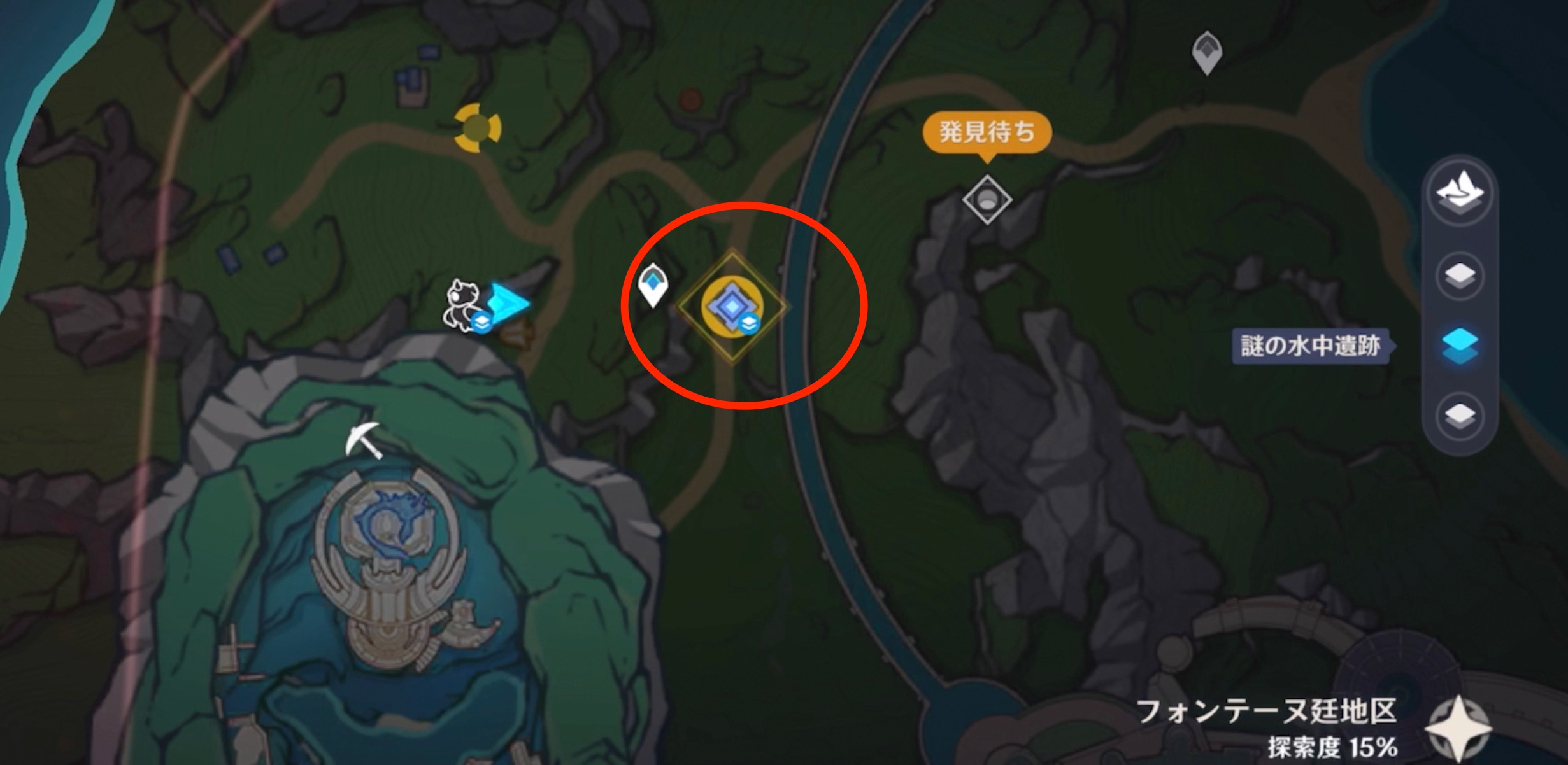 鏡の中の王国の場所