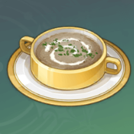 きのこのクリームスープの画像