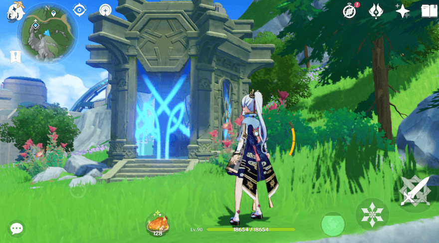 フォンテーヌ廷地区の詳細な場所