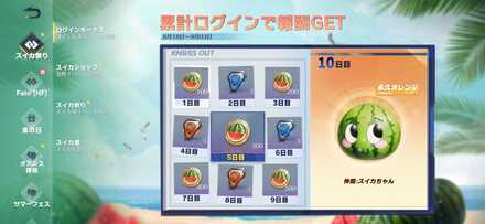 ログインボーナス