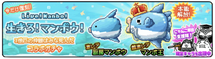 生きろマンボウコラボガチャ