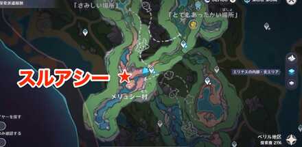 光冠の三原色のマップ