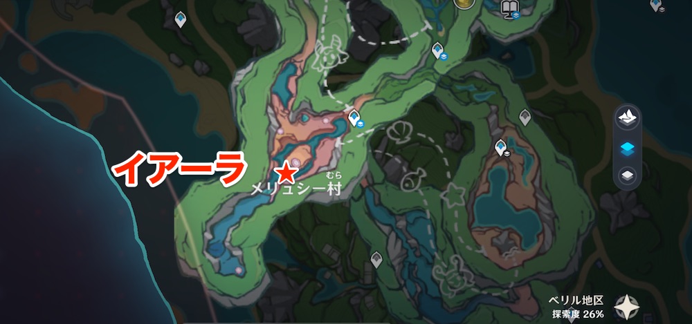 釣りゲームの場所