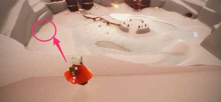 スケートリンクエリアに到着後