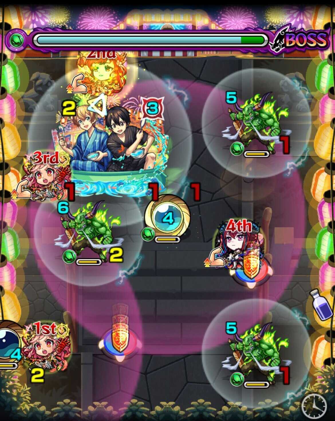 ユージオ＆キリト ボス1