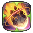 隕石落下の画像