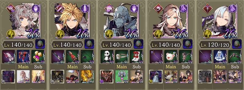 バーストコアの遺跡エリア2_クリア攻略編成例