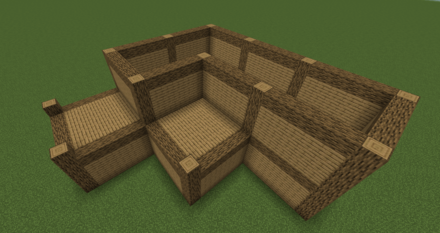 2階の枠の中を埋める