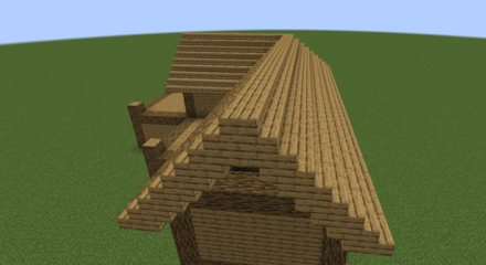 屋根の全体完成像