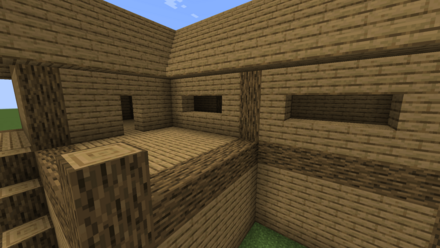 窓とドアの穴を開ける