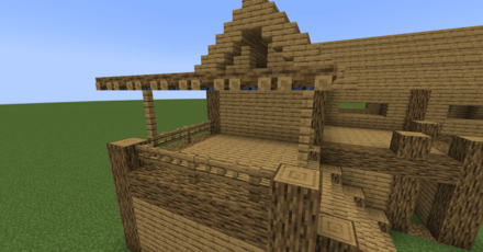 フェンスを屋根に伸ばす