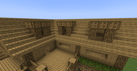 2階の窓を7つ作成する