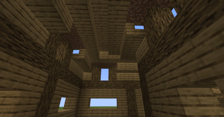 2階の形を整える