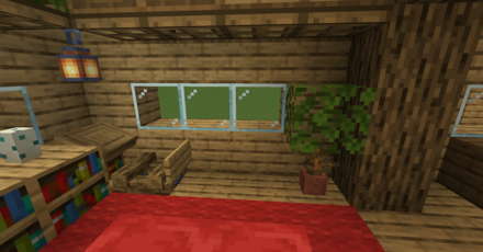 ベッドルームの下