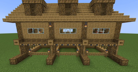 背面にも軒先を作る