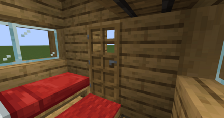 オークのドアを設置する