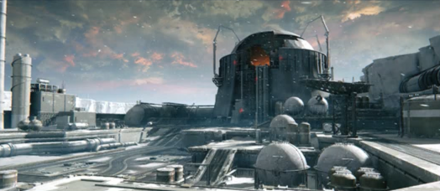 燃料基地襲撃画像