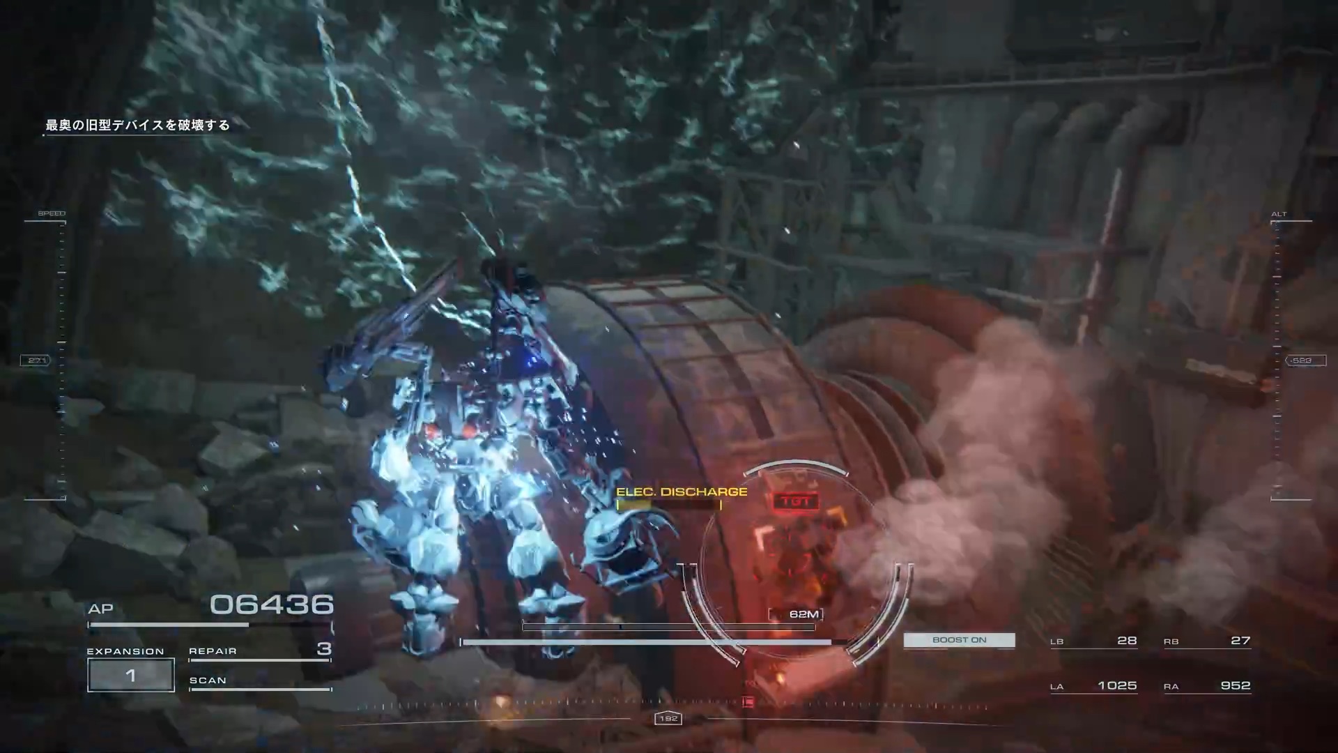 装置を破壊したらすぐに来た道を戻ろう