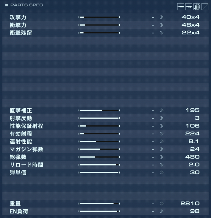 MA-E-210 ETSUJINの性能詳細
