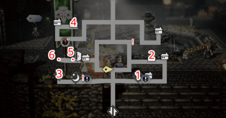 シェパードロック -城前広場- 宝箱 位置