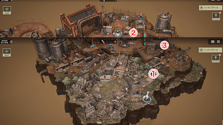 ミニゲーム場所