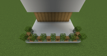 1階に囲いを作る