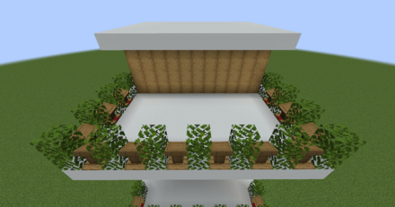 3階のバルコニー