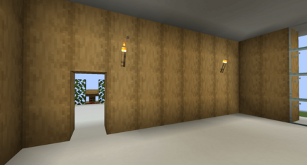 ベランダに出るスペースを開ける