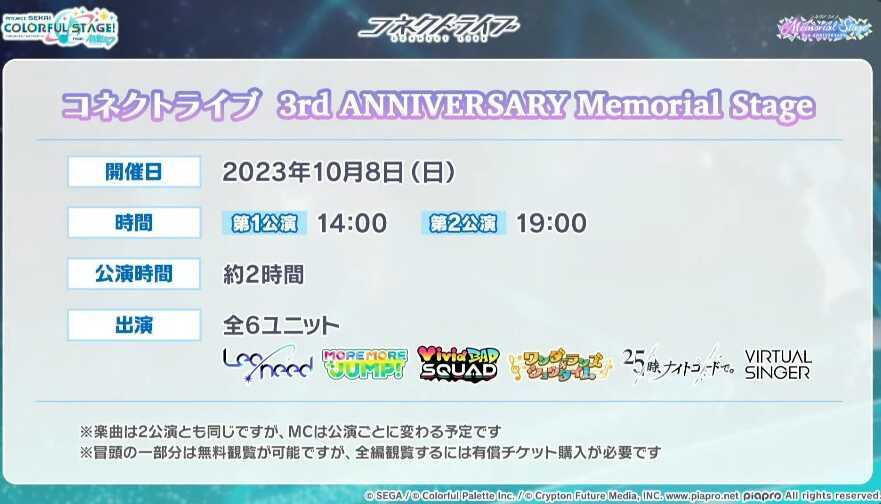 コネクトライブ-3rd ANNIVERSARY-の詳細