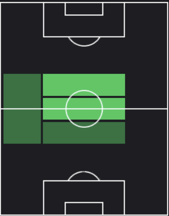 HPヴィティーニャ(メッシパック)の適性ポジション