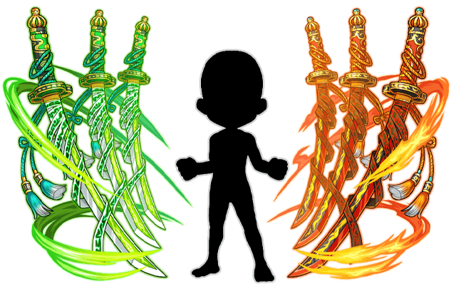 草那藝之大刀＆焔十拳之太刀の画像