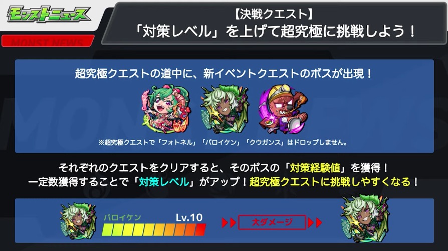 シキノクローネ 決戦クエスト