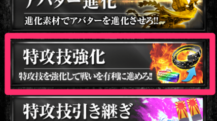 特攻技強化