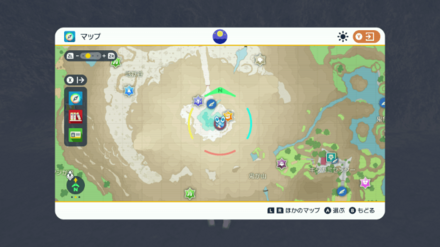 コテツがいるマップ画像