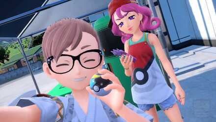 新髪型と衣装で写真撮影