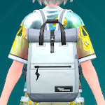 2WAYナイロンリュック（ホワイト）画像