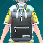 2WAYナイロンリュック（ブラック）画像