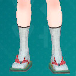 てあみのくつした（ブラウン）画像