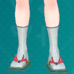 てあみのくつした（グレー）画像