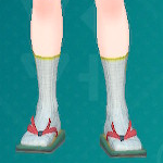 てあみのくつした（イエロー）画像