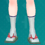 てあみのくつした（ネイビー）画像