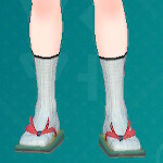 てあみのくつした（ブラック）画像