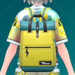 2WAYナイロンリュック（イエロー）画像