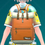 2WAYナイロンリュック（オレンジ）画像