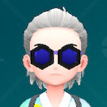 ヘキサゴングラス（ブラック×パープル）画像